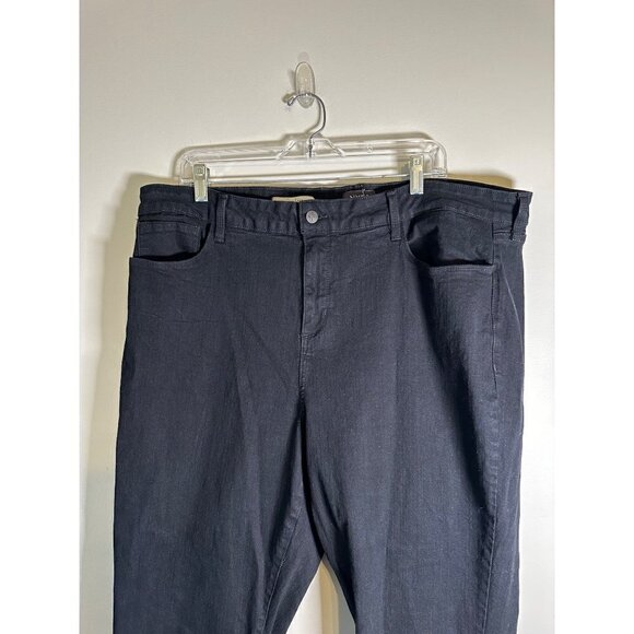 NYDJ Women's Black Marilyn Straight Jeans Size 22W - Picture 3 of 9